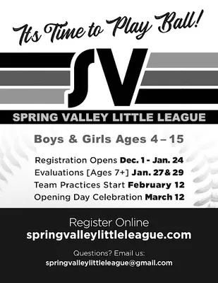 Spring Valley Little League Baseball Organization photo 2
